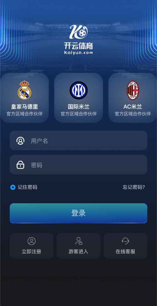 开云体育APP登录界面示意